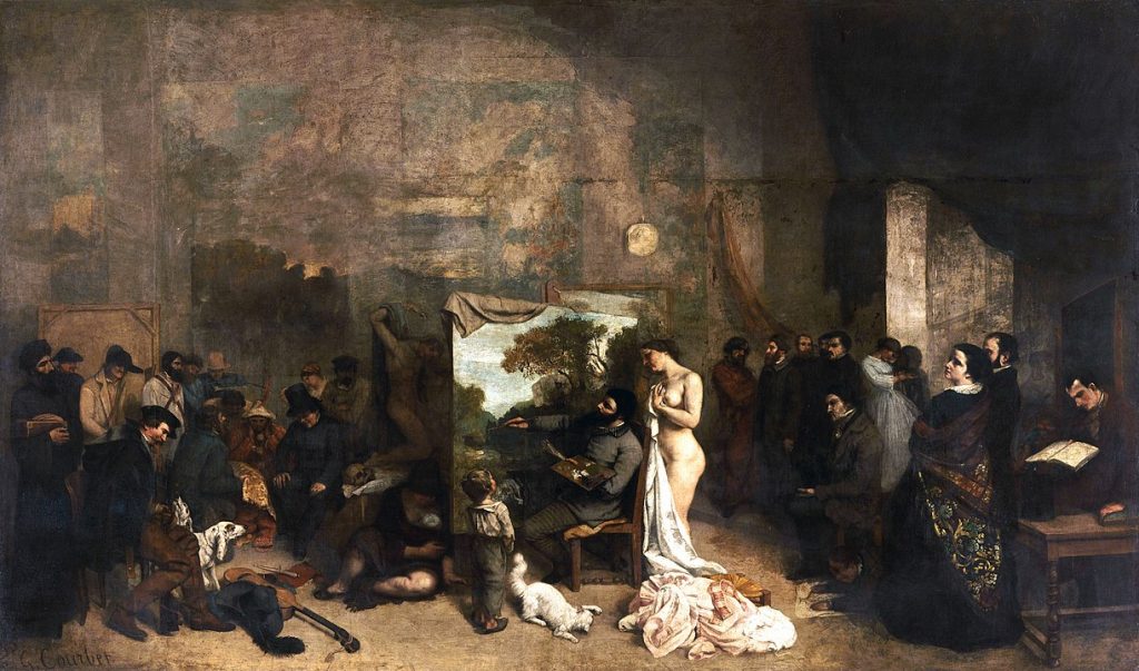 O Ateliê do Pintor, 1855