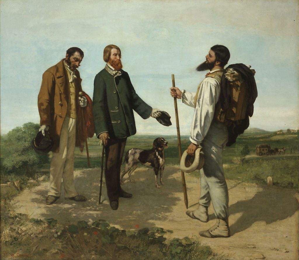O encontro, 1854