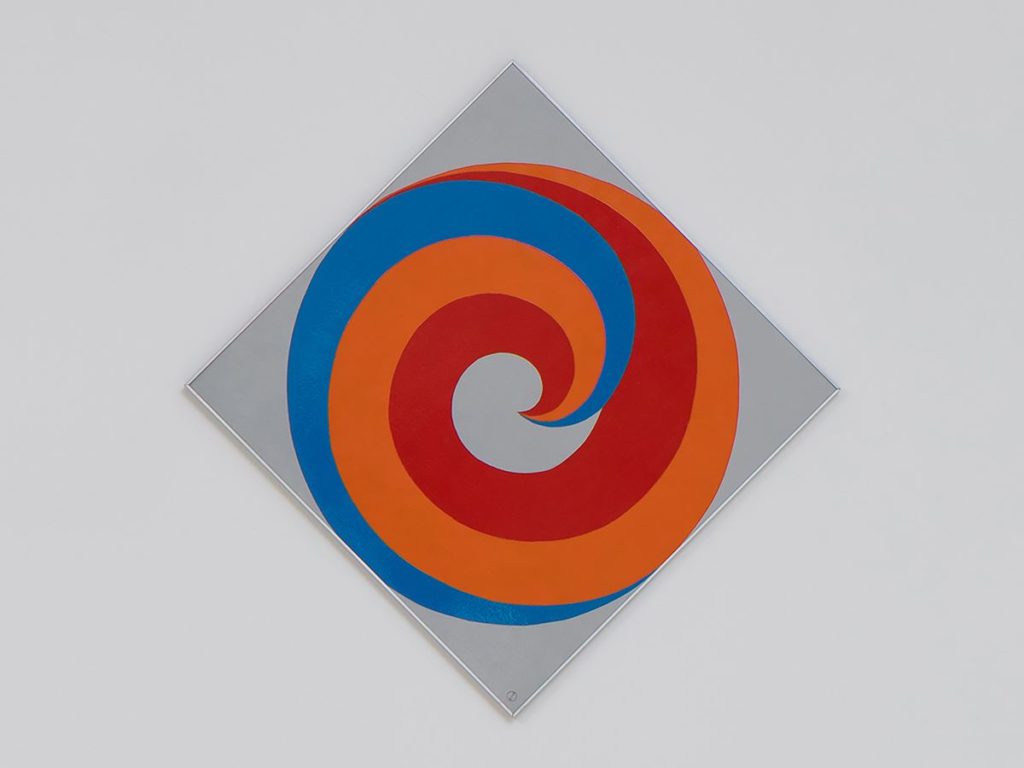 Arranjo de Três Formas Semelhantes Dentro de Um Círculo, de Geraldo de Barros, de 1953