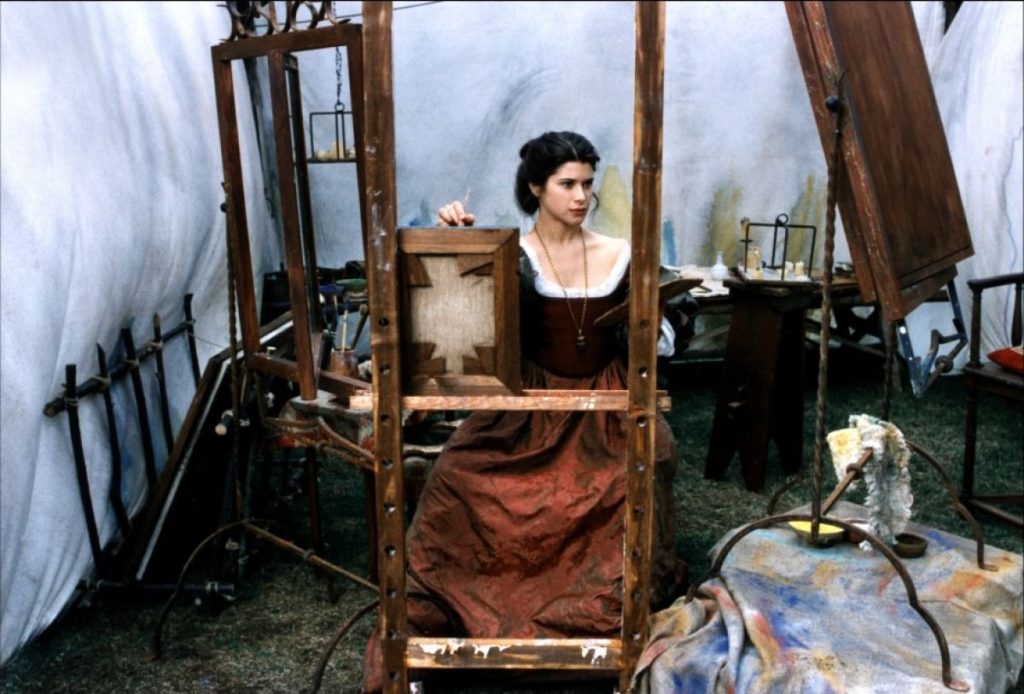 Valentina Cervi interpretando Artemisia Gentileschi
