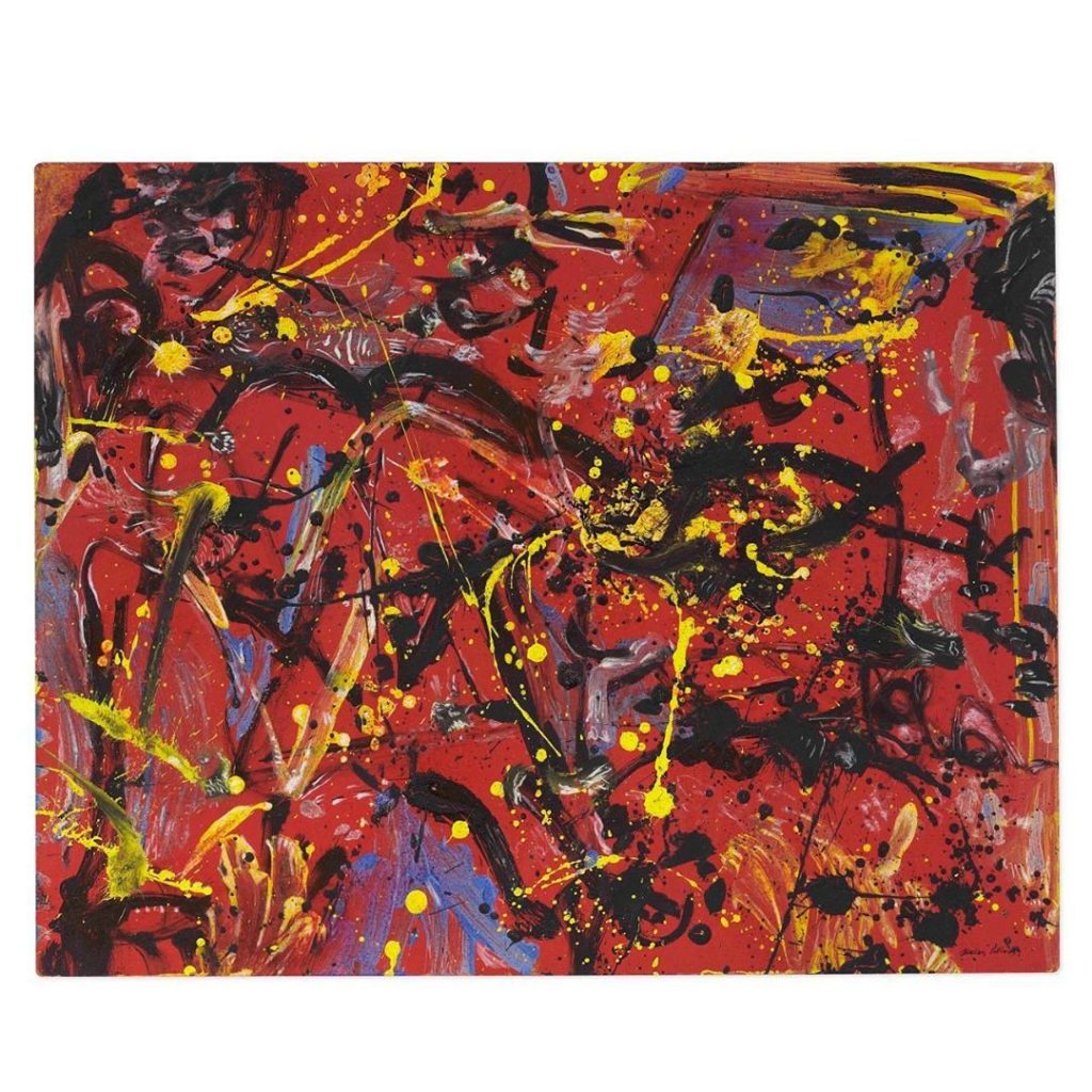 Red Composition, de Jackson Pollock, no Everson Museum of Art 