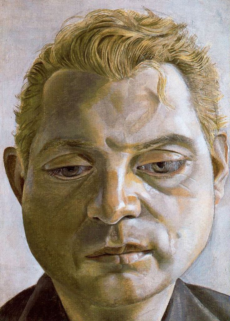 Francis Bacon pintado por Lucian Freud 
