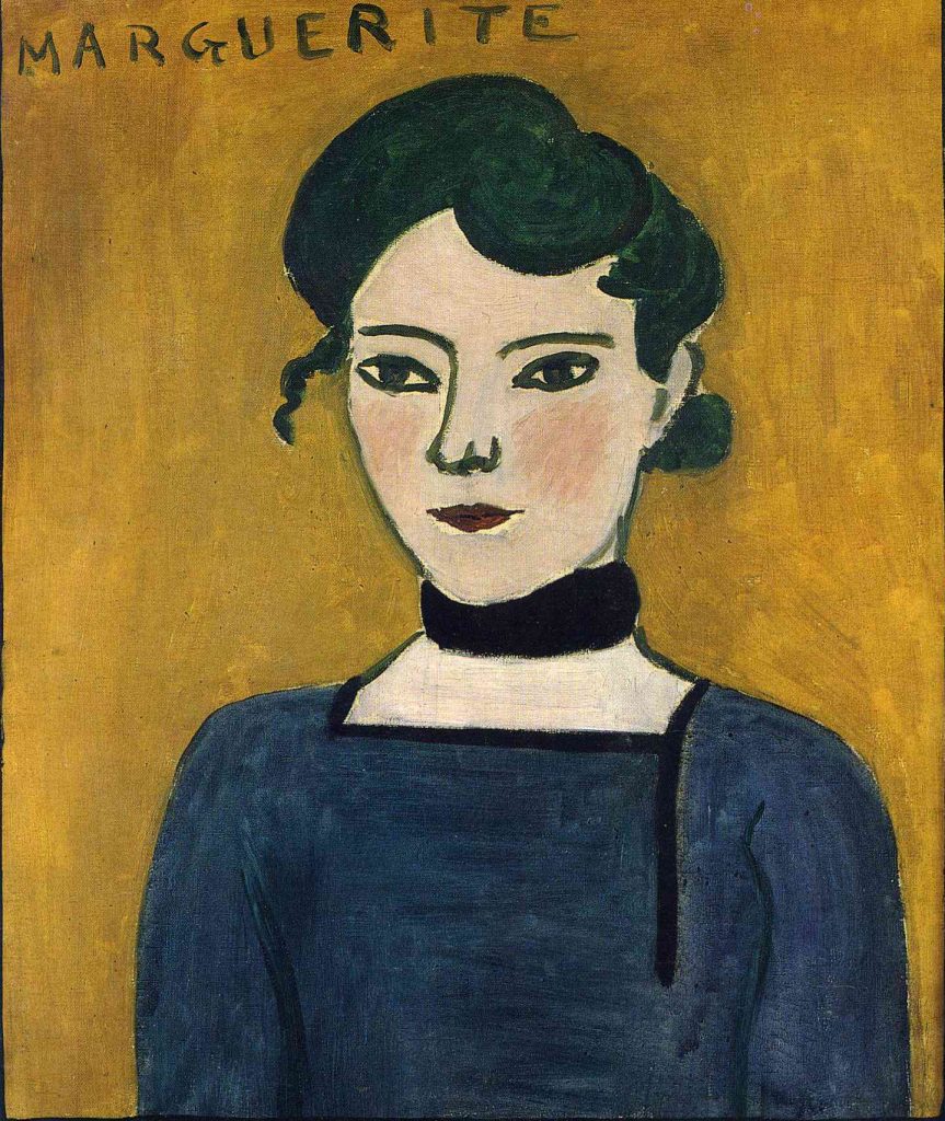 Portrait_de_Marguerit, pintado por Henri Matisse