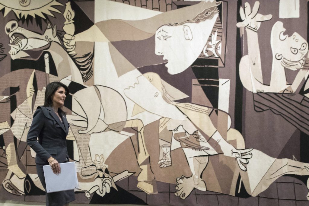 Tapeçaria "Guernica" , de Pablo Picasso, não poderá mais ser vista nas Nações Unidas