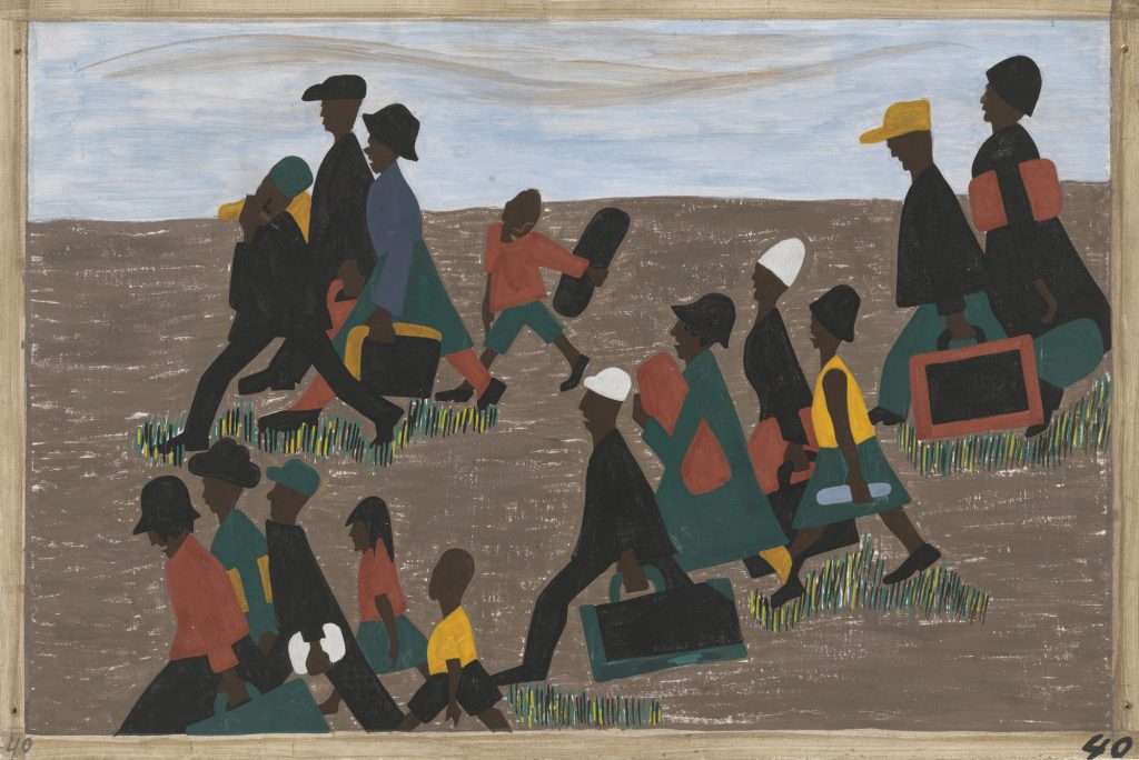 Série Migration, de Jacob Lawrence