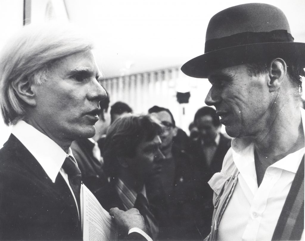 Joseph Beuys e Andy Warhol