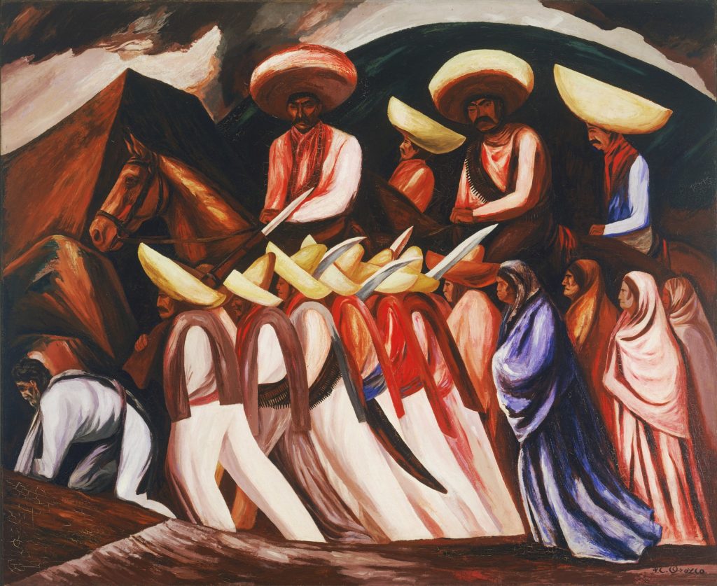 Zapatistas, de José Clemente Orozco, em 1931