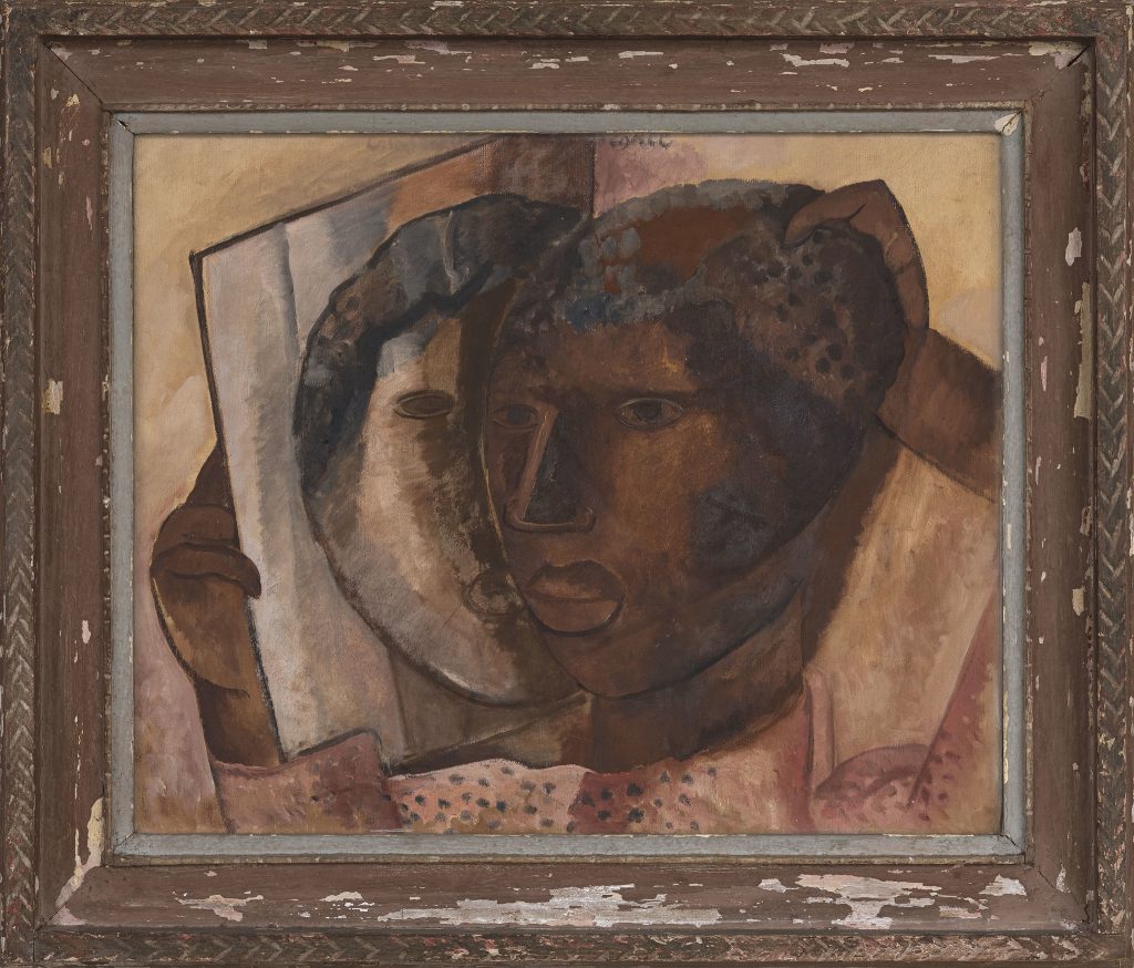 Negra com espelho, 1928, Lasar Segall
