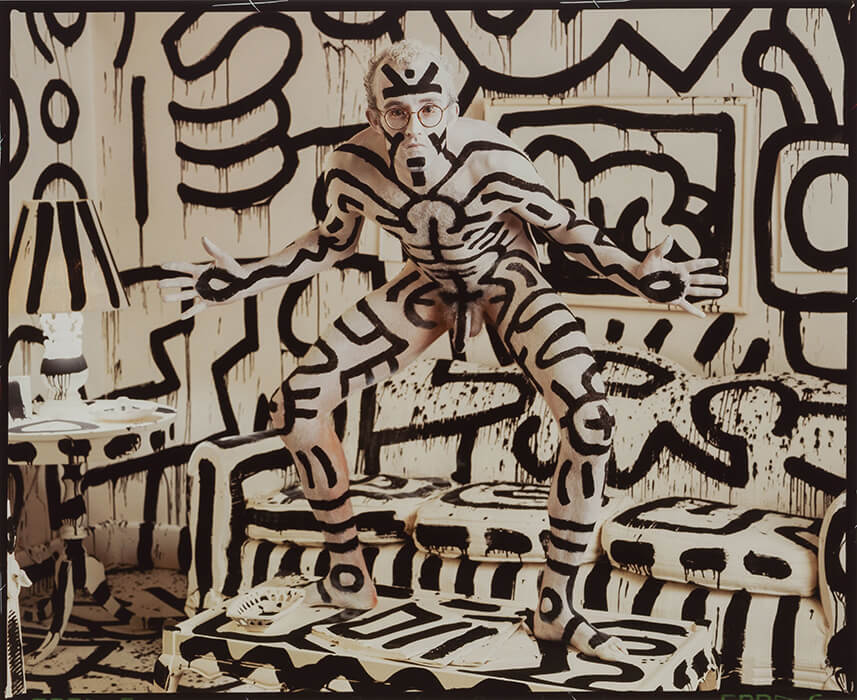 Keith Haring por Annie Leibovitz, New York City, 1986
