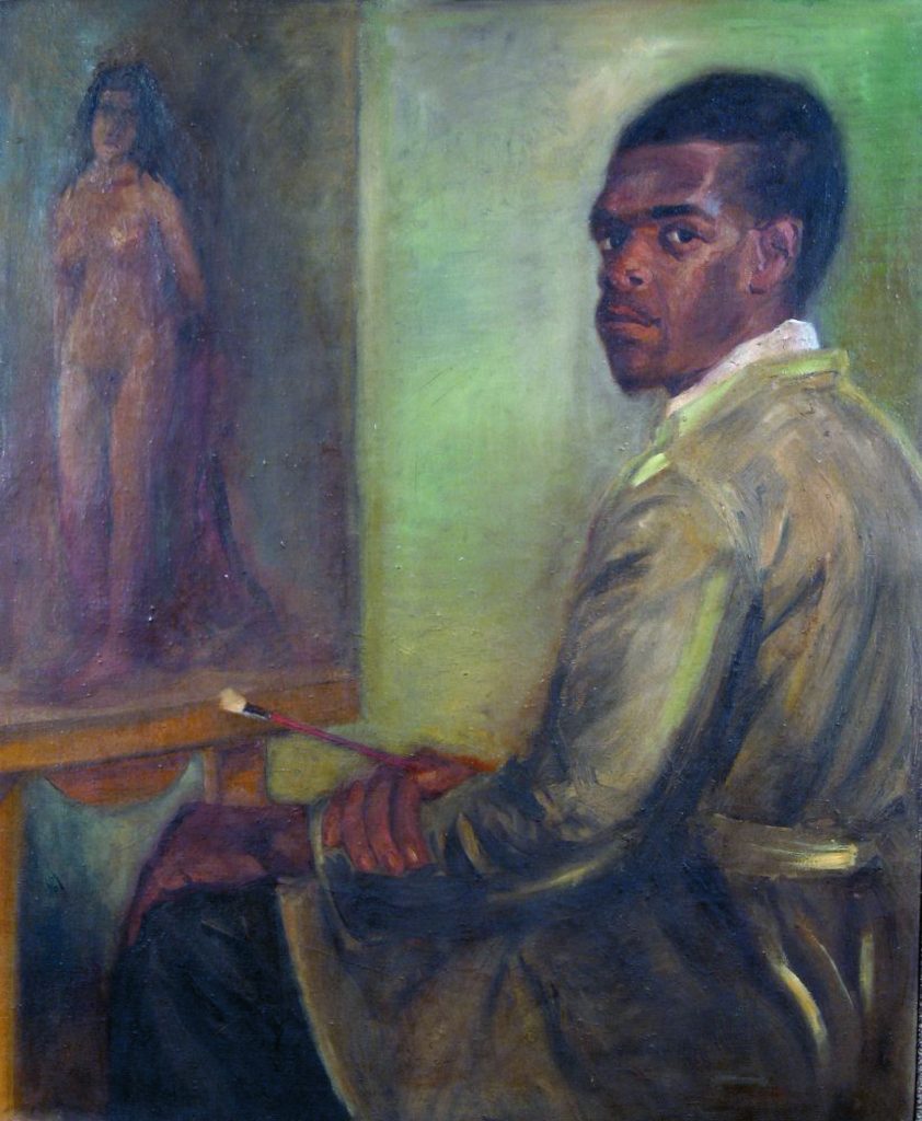 Autorretrato, 1941, Wilson Tibério, Pinacoteca Barão de Santo Ângelo - Instituto de Artes - UFRGS