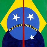 Okê Oxóssi, 1970, Abdias Nascimento, acervo MASP, doação Elisa Larkin Nascimento | Ipeafro, no contexto da exposição Histórias afro-atlânticas, 2018