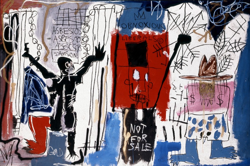 Obnoxious Liberals. Jean-Michel Basquiat, 1982.