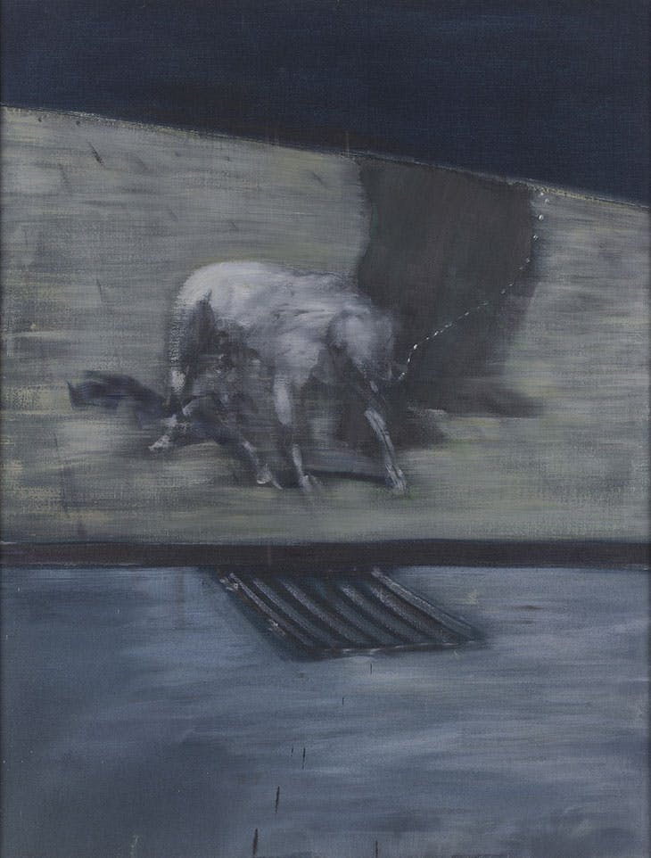 Man With Dog. Francis Bacon, 1953.