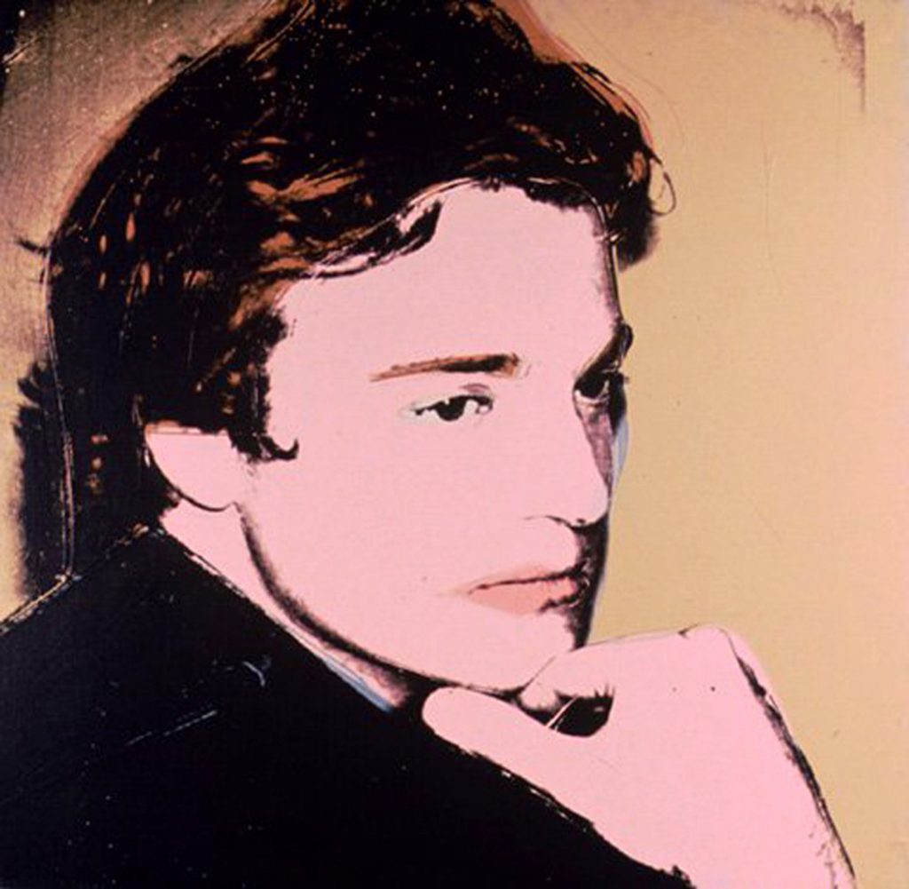 Retrato de Jamie Wyeth por Andy Warhol