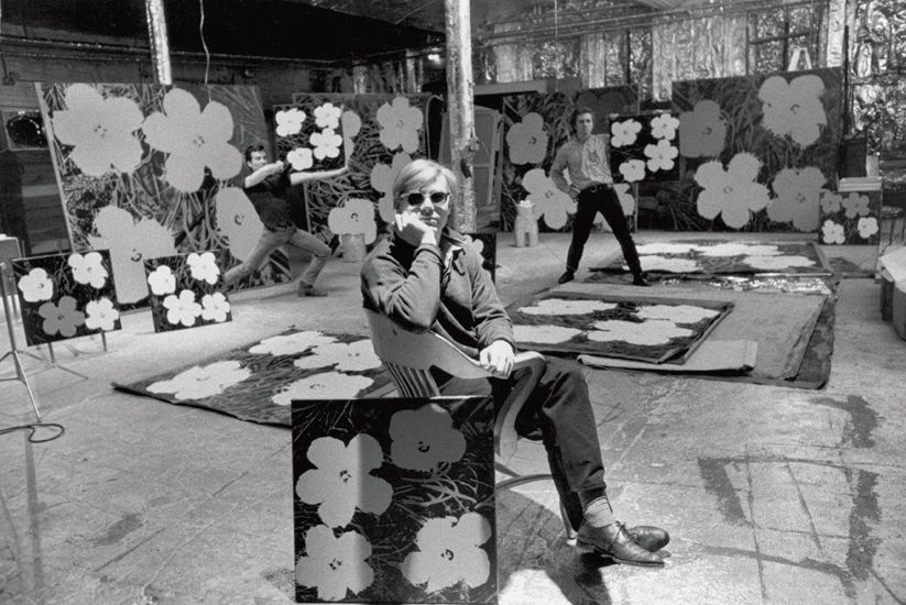 Andy Warhol na sua Factory