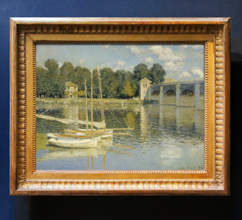 A ponte de Argenteuil, 1874, Claude Monet.