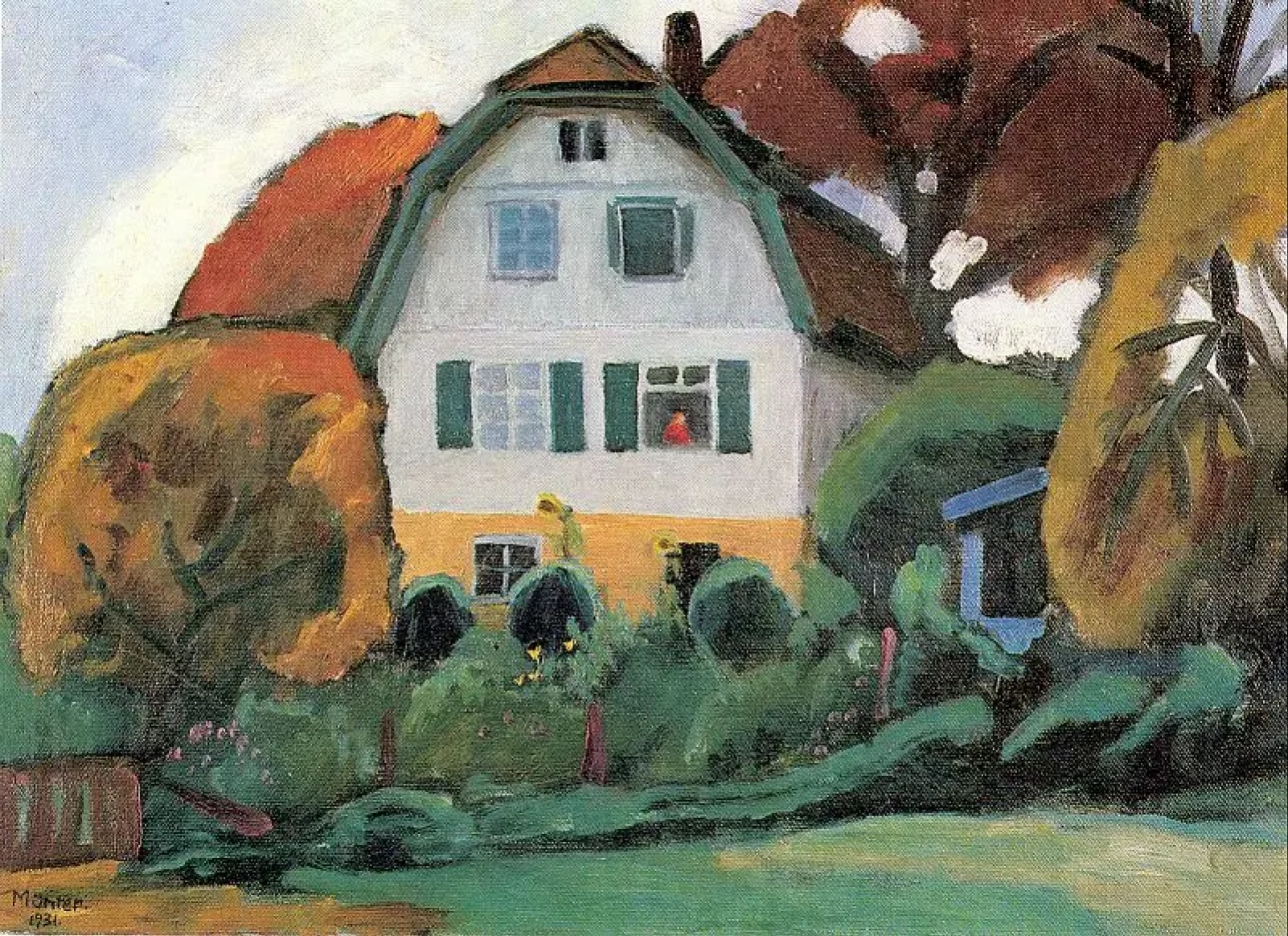 Casa Russa, 1931, Gabriele Münter.
