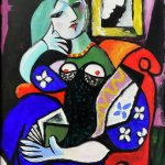 A mulher com um livro, 1932, Pablo Picasso.