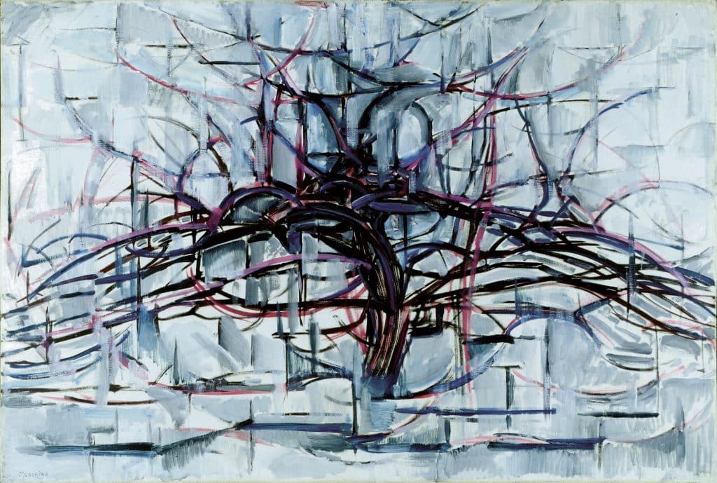 Tree, 1912, Piet Mondrian. (Propriedade: Munson Williams Proctor Arts Institute, Museum of Art, Utica, NY© 2022 Mondrian/Holtzman Trust. Fotografia: bpk/Staatsgalerie