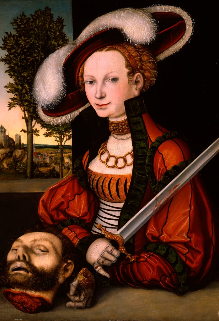 Judite com a cabeça de Holofernes, Lucas Cranach, 1530.