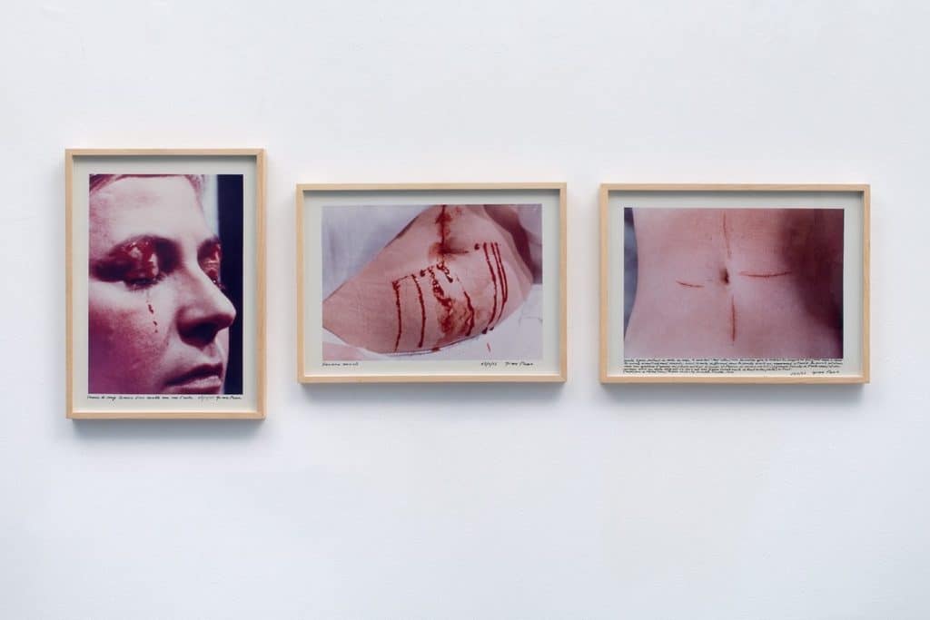 Action Psyche, de Gina Pane