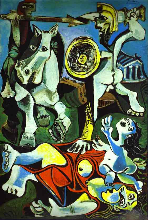 O rapto das sabinas, 1963, Pablo Picasso. 