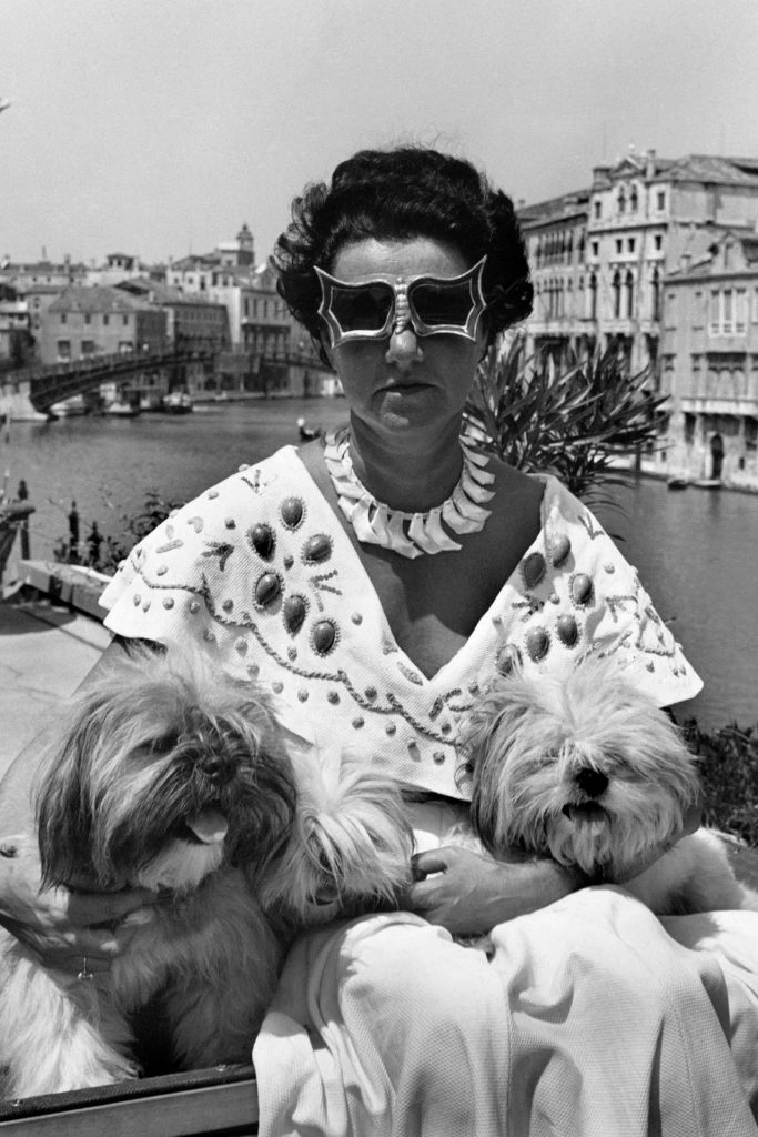 Peggy Guggenheim em Veneza. 