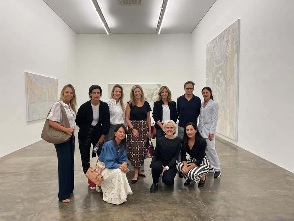 Visita na exposição do Daniel Senise na galeria Nara Roesler