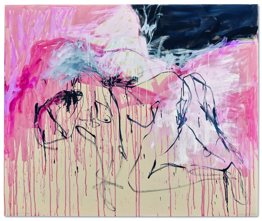 Imagem da obra "Cloud of Blood" da artista Tracey Emin. 