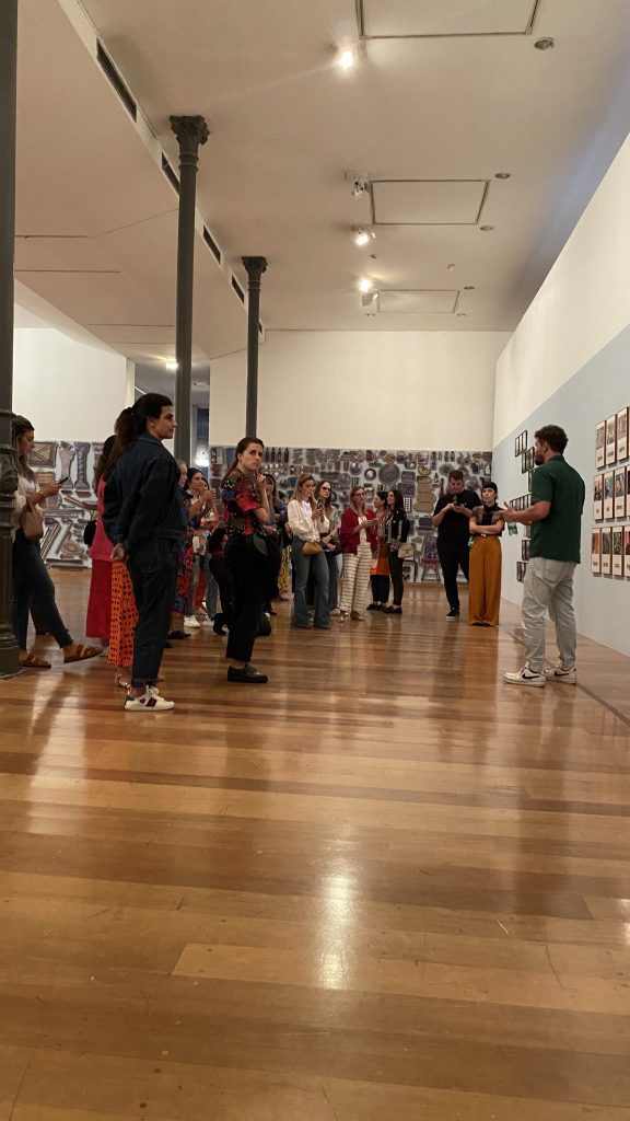 Visita na exposição do Jonathas de Andrade na Pinacoteca em outubro de 2022