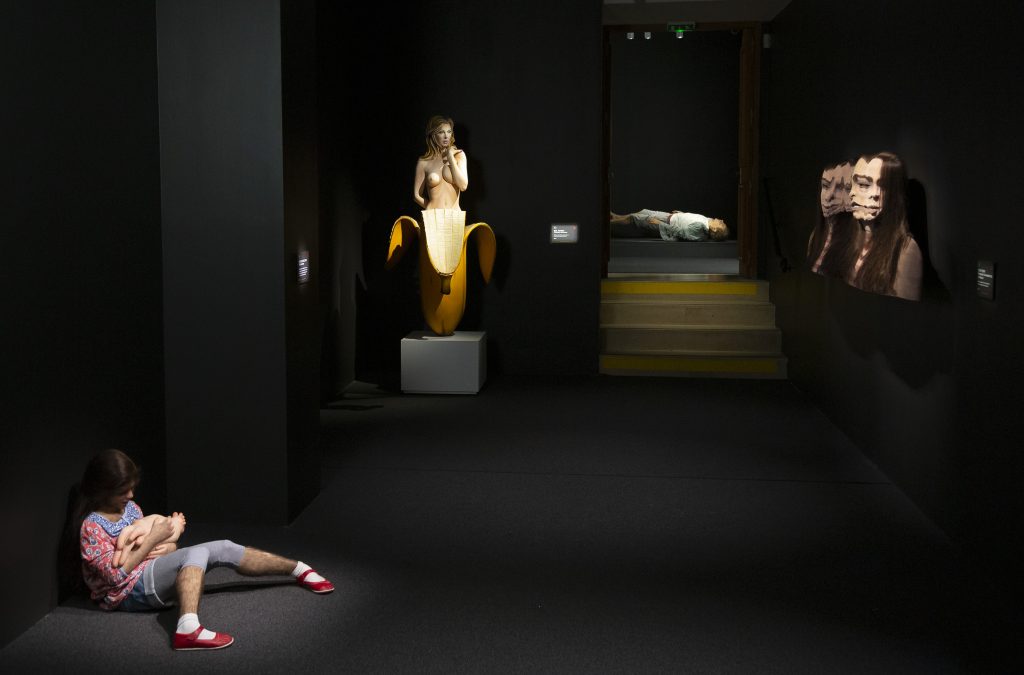 VIsta da exposição Ceci n'est pas un corps, no Musée Maillol.