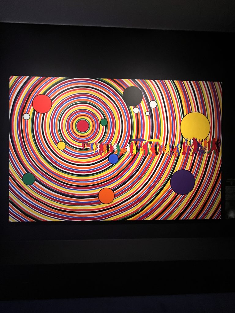 Impressão, Sol Nascente 2019, 2019, Gérard Fromanger  na mostra Face au soleil, un astre dans les arts, apresentada pelo Musée Marmottan em 2022. 