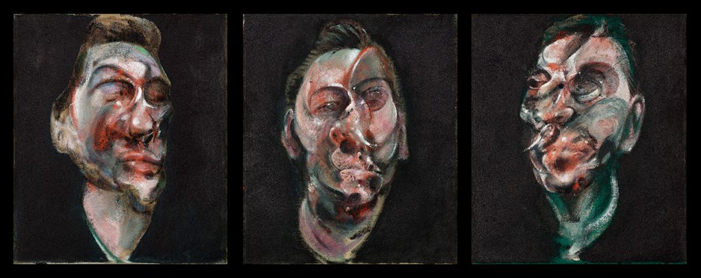 Three Studies of George Dyer, de Francis Bacon