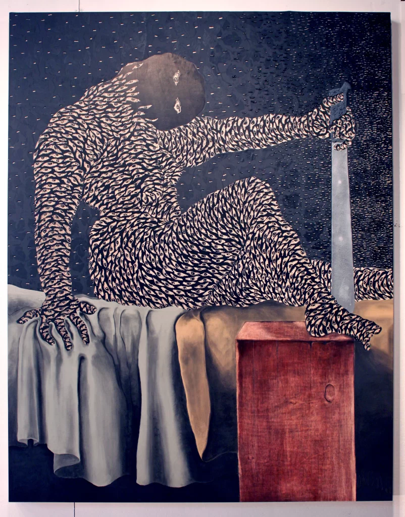 Ma Tante Toya, pintura de Didier William presente na exposição do MOCA de North Miami
