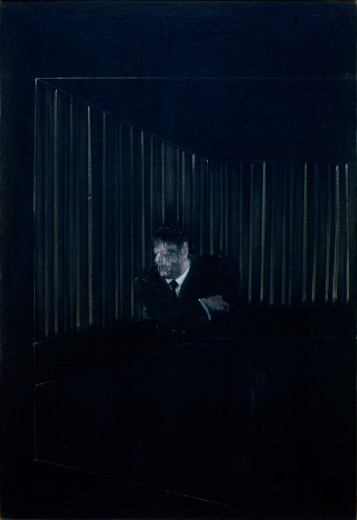 Man in blue, de 1954, Francis Bacon